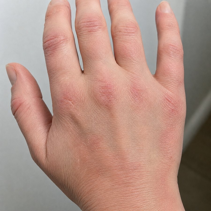 Hand Psoriasis after homeopathic treatment